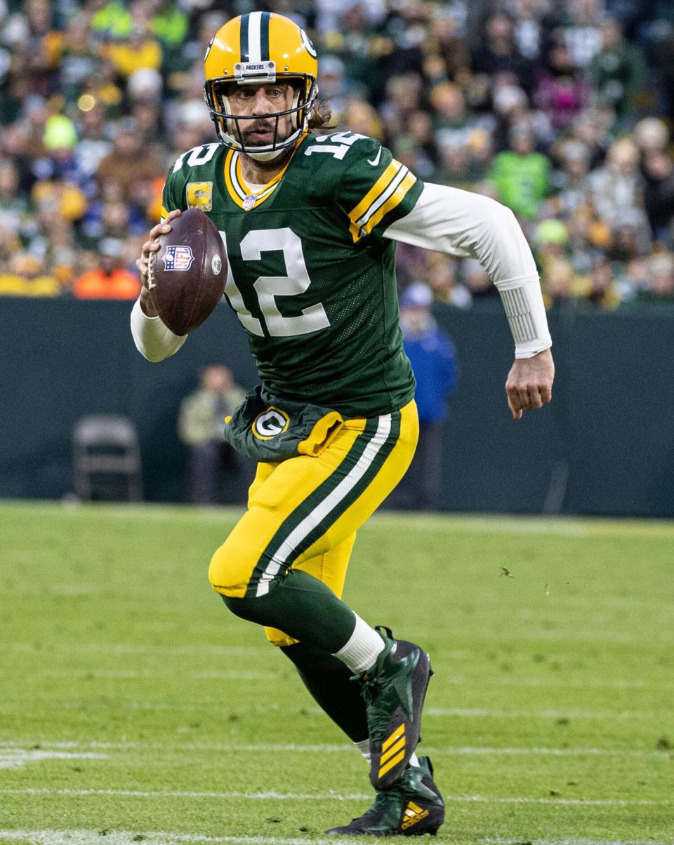 Green Bay Packers quarterback Aaron Rodgers