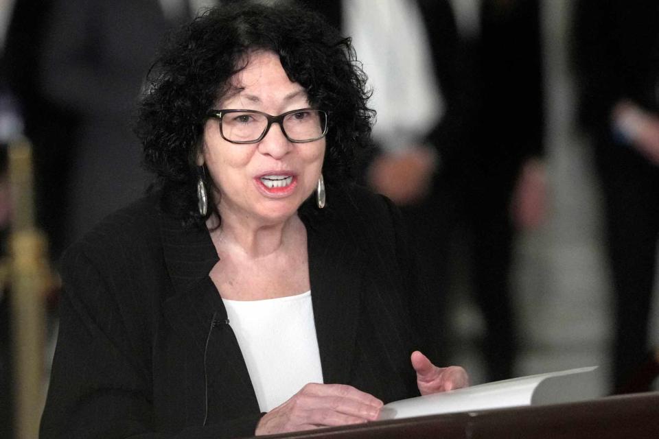 <p>JACQUELYN MARTIN/POOL/AFP via Getty</p> Supreme Court Justice Sonia Sotomayor