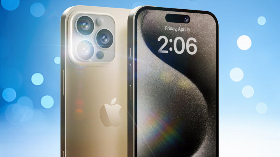  Rendered image of iPhone 16 Pro. 