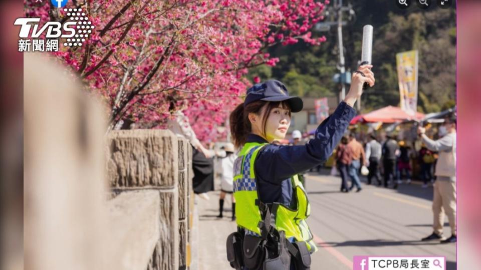 賞櫻花 還是賞「警花」／TCPB局長室