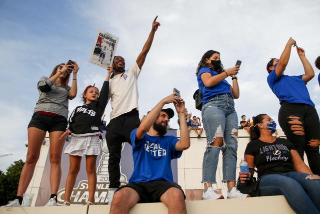 Championship parade in 2020: Lightning celebrate Stanley Cup title on boat