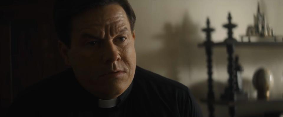 Mark Wahlberg as a priest