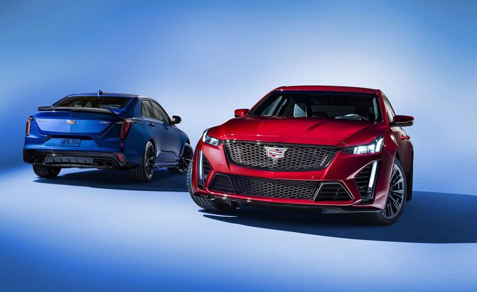 2022 cadillac ct4v blackwing and ct5v blackwing