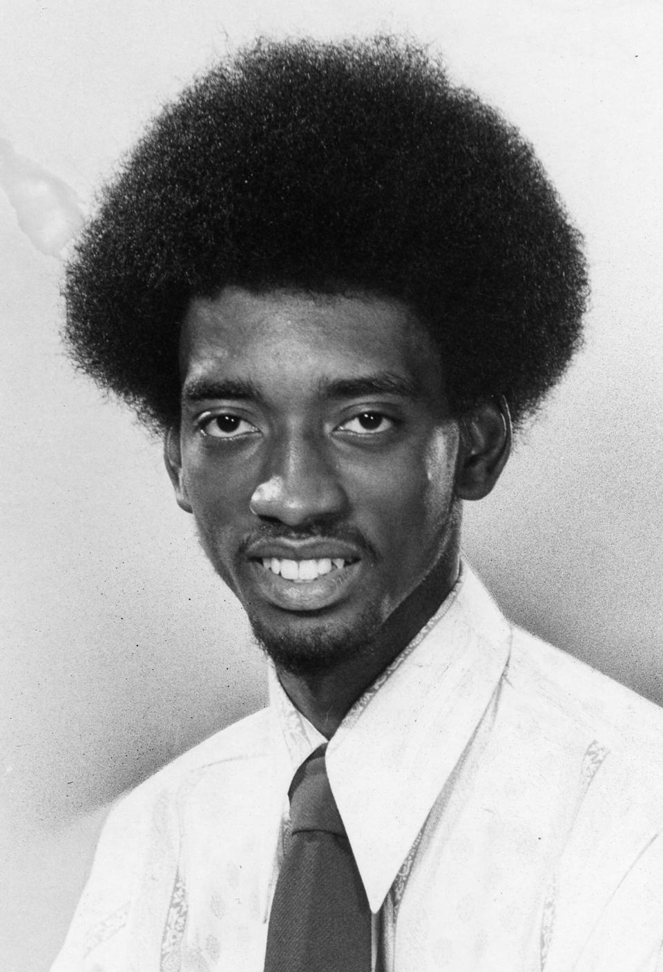 Former Buchtel basketball player Eugene "Gene" Shy Jr. poses for a portrait on June 9, 1972, in Akron.