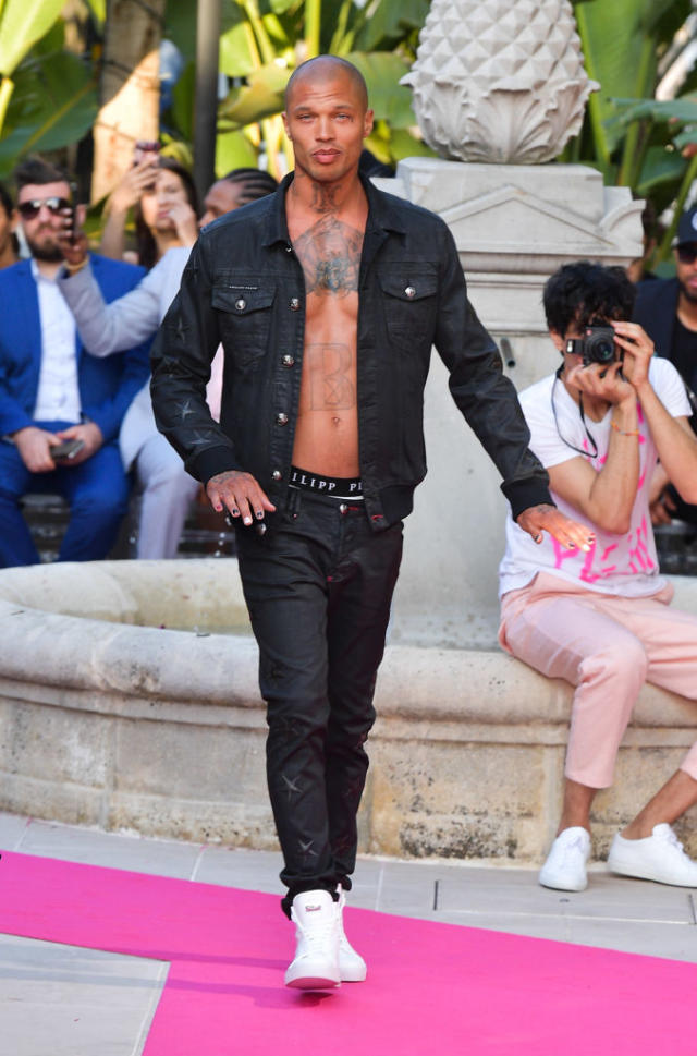 Viral 'Hot Mugshot Guy' Stuns On Philipp Plein Runway at Cannes