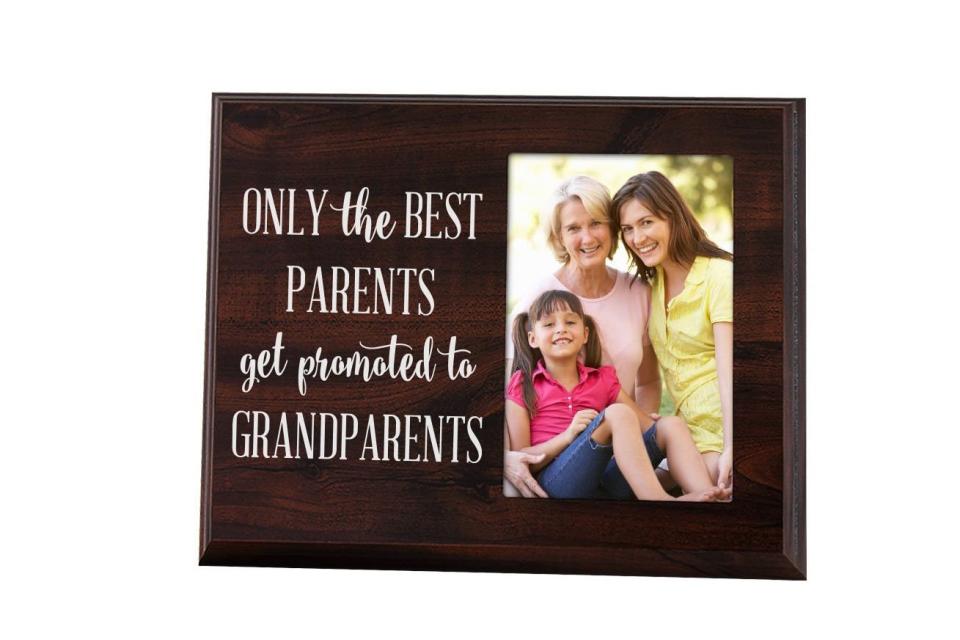 The Best Parents Get Promoted to Grandparents Picture Frame