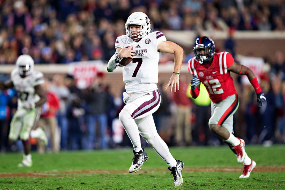 Mississippi State QB Nick Fitzgerald. (Getty)