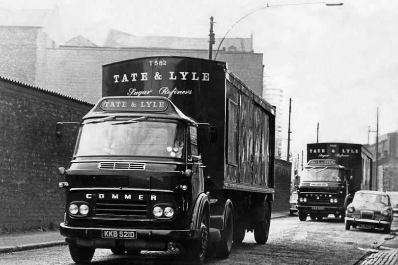 Work in progress at the Tate and Lyle sugar refinery in Love Lane near the docks in Liverpool after haulage drivers returned to work.
April 8, 1968