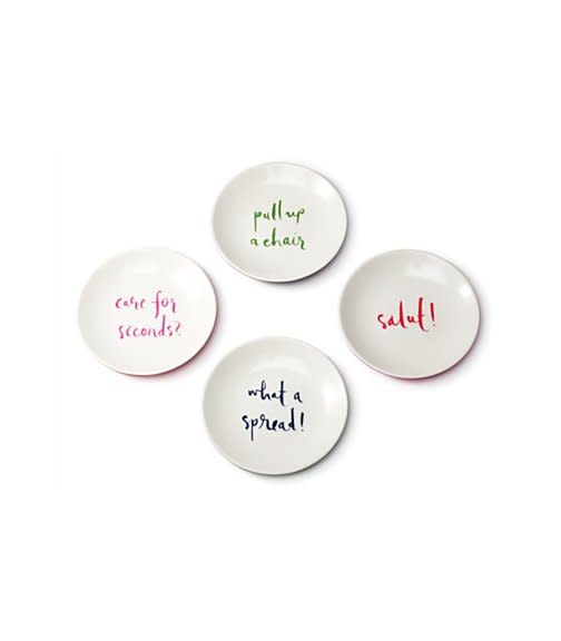 Melamine Tidbit Plate Set