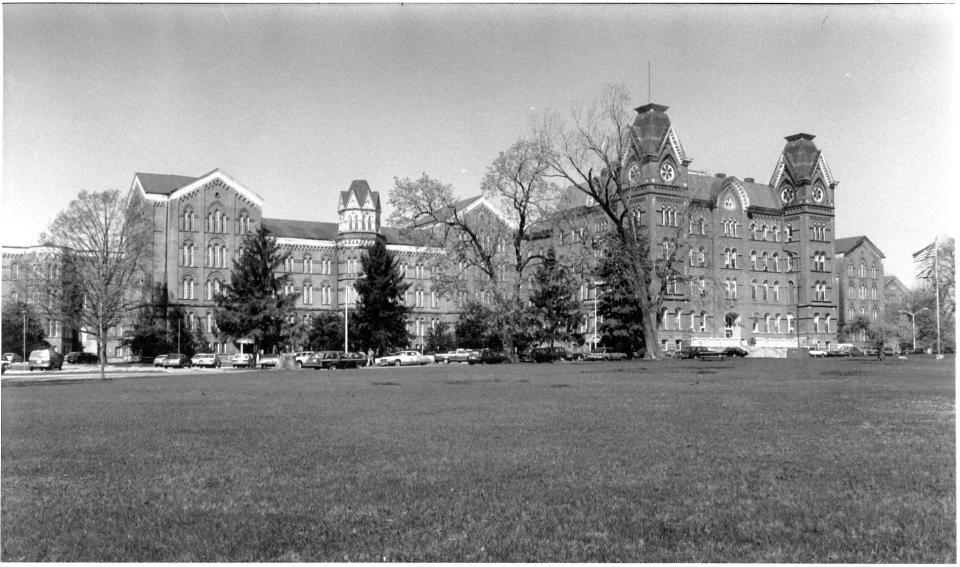 Columbus State Hospital opened in 1838 as the Ohio Lunatic Asylum. According to a Dispatch article published on Aug. 4, 1997, the facility was purported to be the world's largest building under one roof at the time. It held that unofficial title until the Pentagon in Washington, DC was built in the 1940s