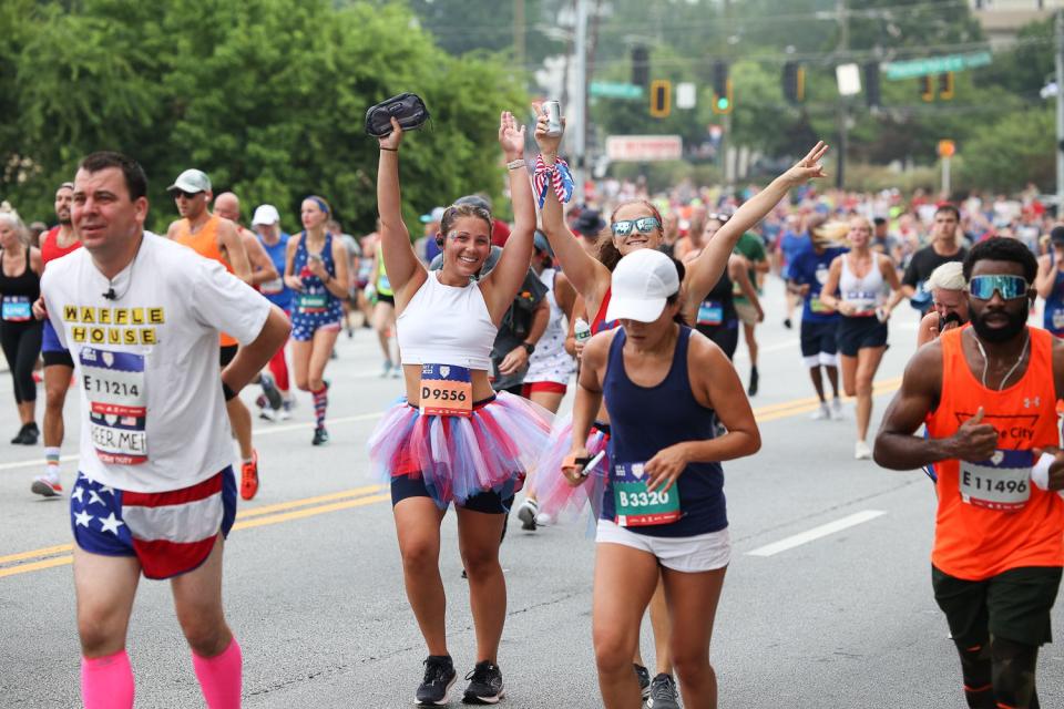 Here are some more photos from the 2022 Peachtree Road Race.