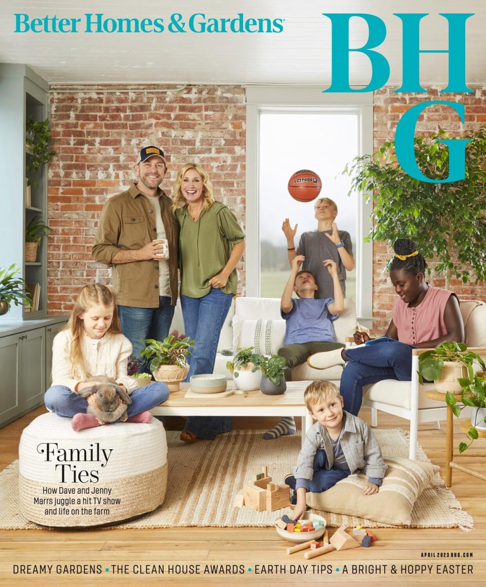 Dave and Jenny Marrs' cover for Better Homes & Gardens