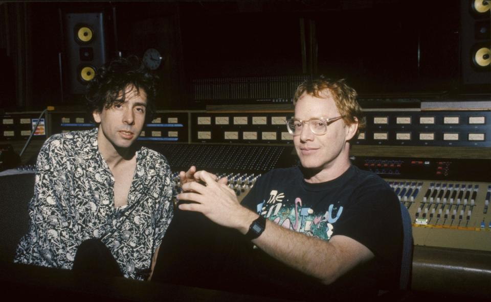 Tim Burton and Danny Elfman, 1993; Photo by Touchstone/Kobal/REX/Shutterstock