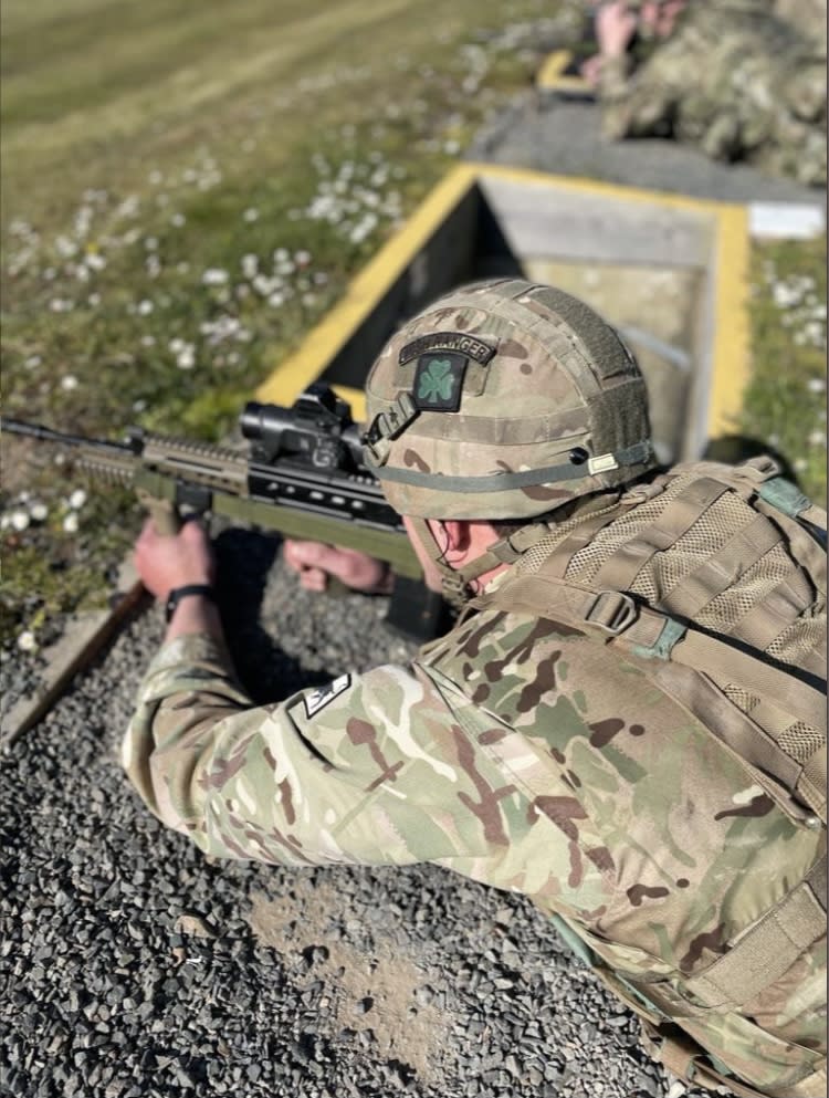 Soldiers from 2 Royal Irish will conduct long range patrols on the islands (Crown copyright/PA)