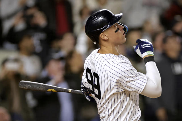 Boston Red Sox starting pitcher Kaleb Ort waitss as New York Yankees' Aaron  Judge runs the bases after hitting a home run during the sixth inning of a  baseball game Saturday, July