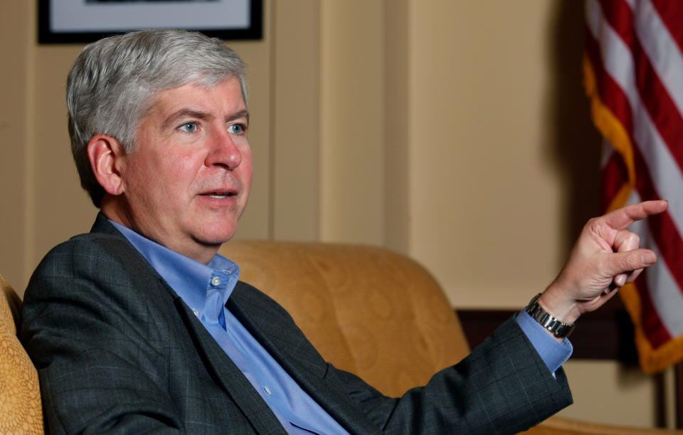 Republican Gov. Rick Snyder in December 2011. Snyder carried Oakland County easily in both 2010 and 2014.