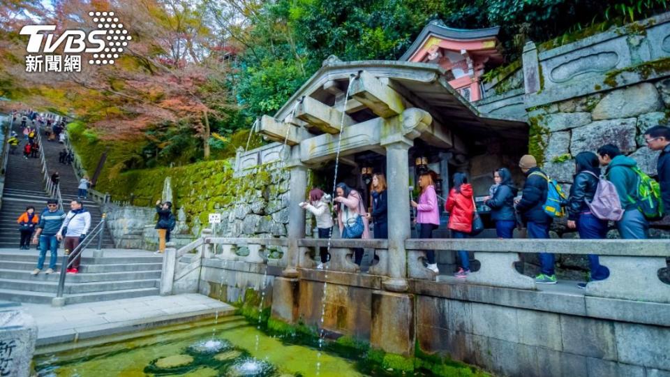 清水寺「音羽泉」是日本名水之一。（示意圖／shutterstock達志影像）