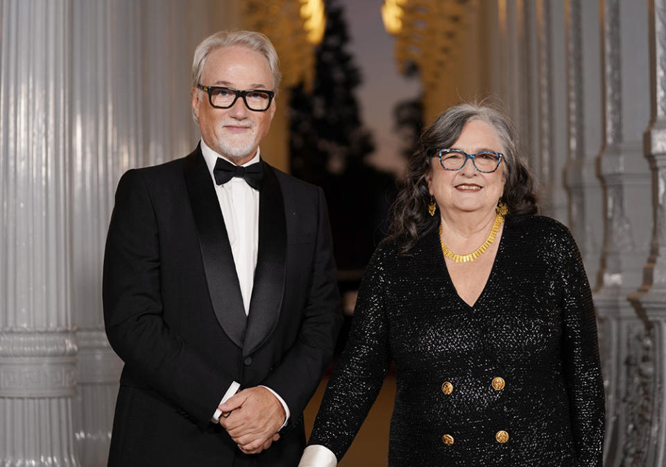 Honoree David Fincher and Honoree Judy Baca