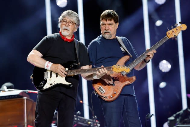 Alabama's Randy Owen and Teddy Gentry performing in 2023. - Credit: Jason Kempin/Getty Images