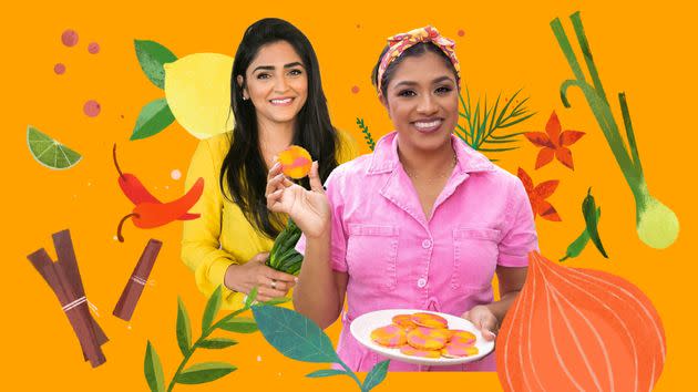 South Asian FoodTok, including posts by Palak Patel (left) and Hetal Vasavada, has changed the game for writer Alisha Sahay.
