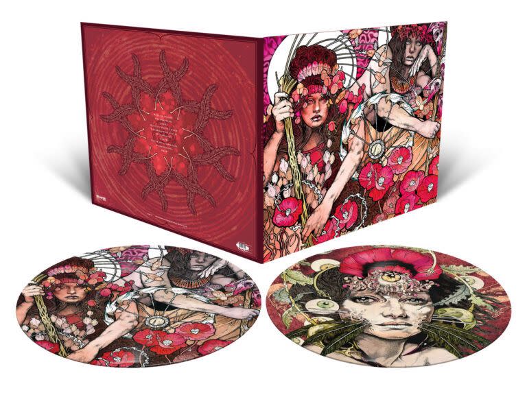 red uncropped 1 768x576 1 Baroness Announce Stunning Picture Disc Vinyl Editions of Red, Blue, and Yellow & Green