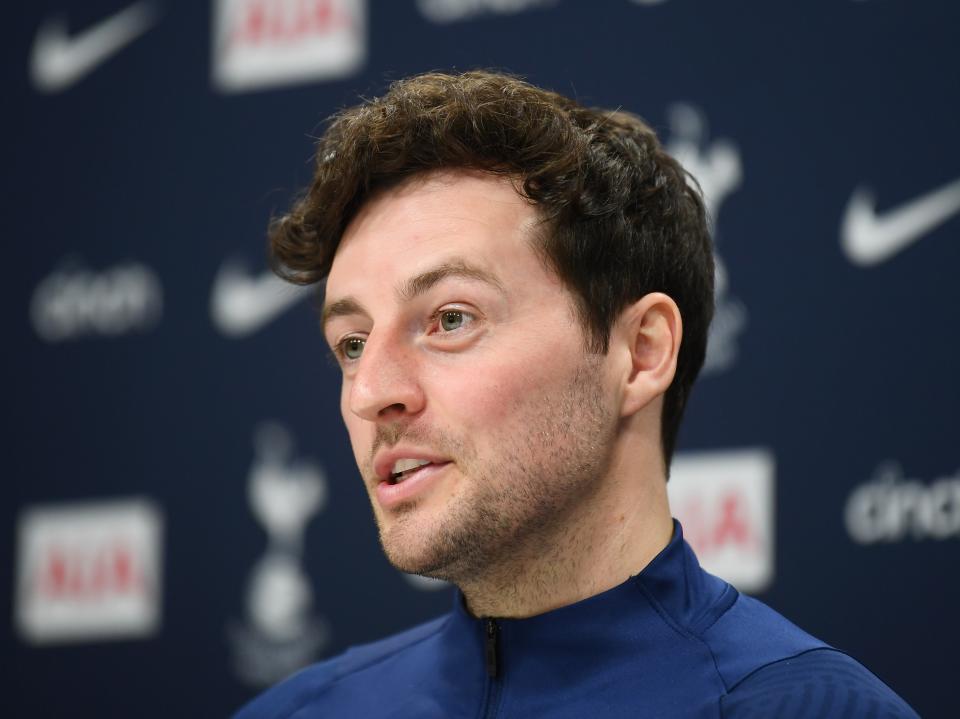 Interim Tottenham coach Ryan Mason (Getty Images)