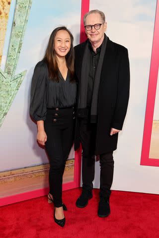 <p>Cindy Ord/Getty</p> Karen Ho and Steve Buscemi