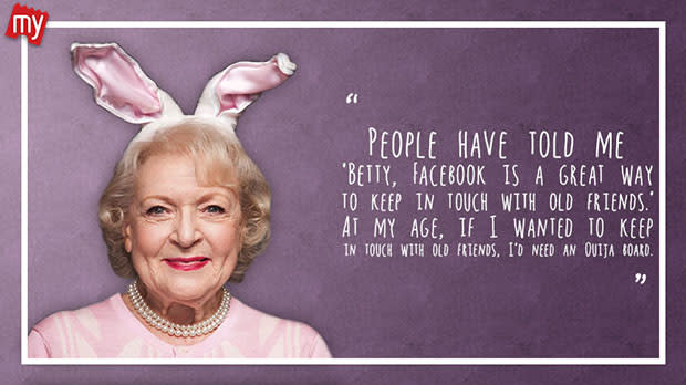 how old is betty white Happy 98th Birthday Betty White 