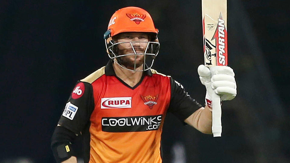 According to an IPL stats model, David Warner has become the 'greatest IPL batsman of all time'. Pic: AAP