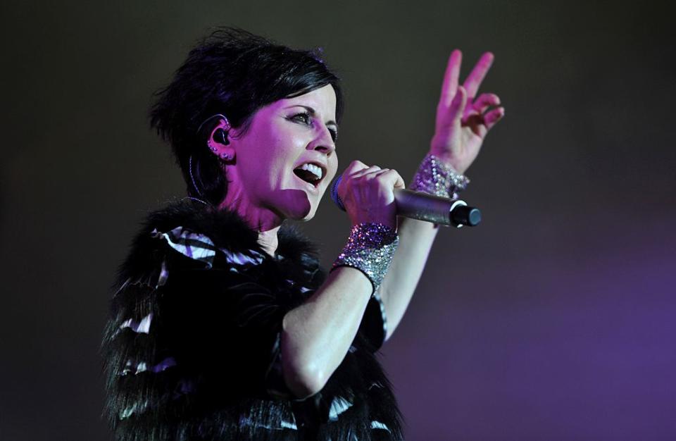Dolores O’Riordan of the Cranberries performs at the Cognac Blues Passion festival in France, on July 7, 2016. (Photo: Guillaume Souvant/AFP/Getty Images)