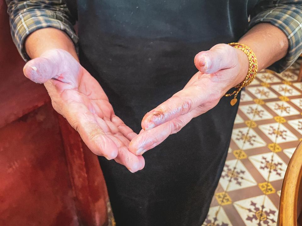 Auntie Lean Gaik's hands helped her cooked her way to one of my Malaysia's first Michelin-starred food.