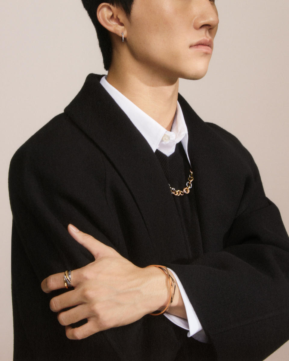 A men’s fine jewelry editorial from Mr Porter. - Credit: Courtesy of Mr Porter