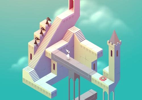 Screenshot from Monument Valley iPhone game