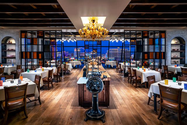 <p>Clint Jenkins</p> The view from Vetri Cucina at Palms in Las Vegas.