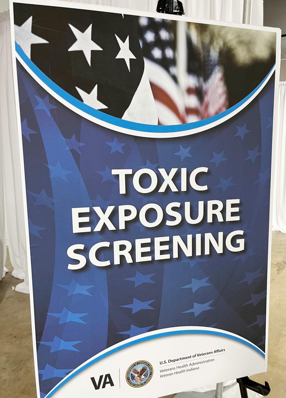 Military veterans will be able to have a toxic exposure screening Monday at the American Legion Burton Woolery Post 18 in Bloomington.