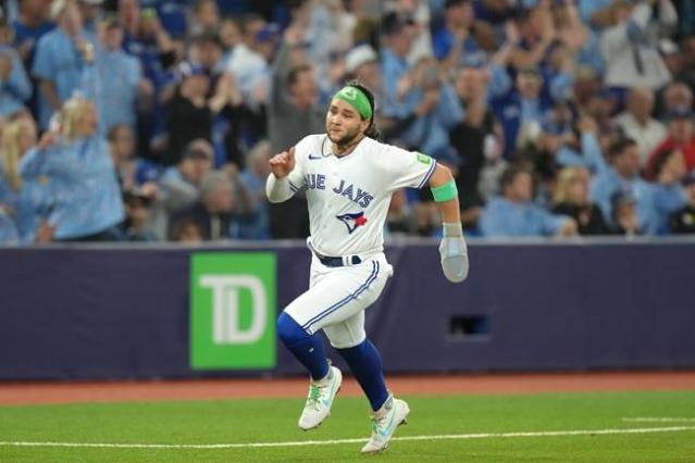 April 12, 2023, TORONTO, ON, CANADA: Toronto Blue Jays left