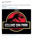 Da Jurassic Park storpiato in Cellino San Park, fino allo sterminio dei dinosauri con l'acuto di "Felicità", ecco i meme che stanno dilagando…