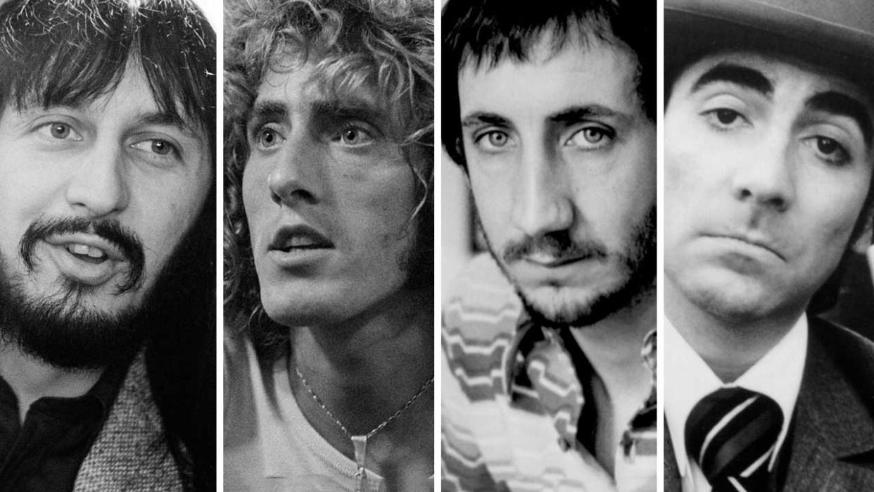  The Who live on the Quadrophenia tour. 