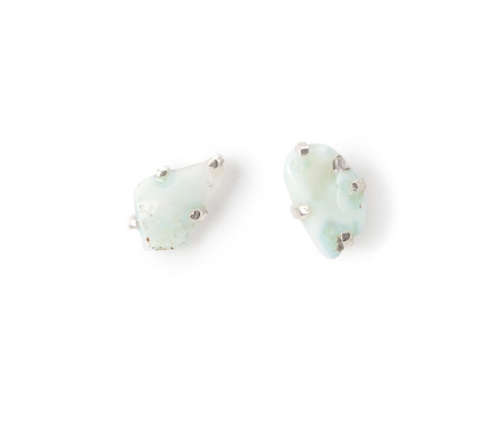 Raw Birthstone Studs