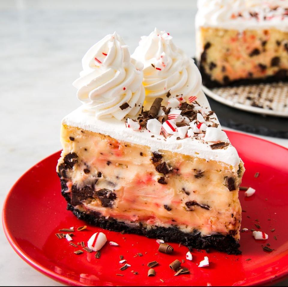 Peppermint Bark Cheesecake