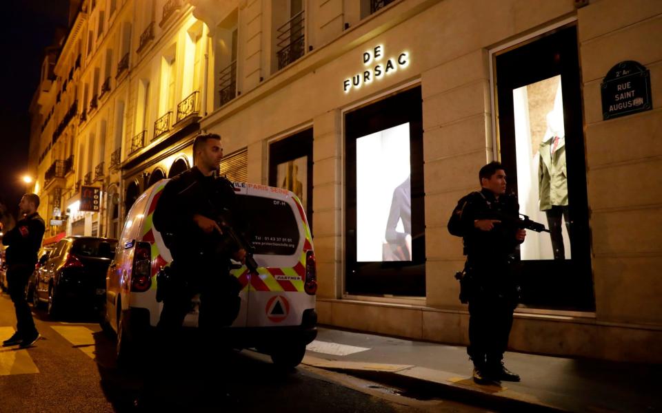 Knifeman shot dead by French police after stabbing several people in Paris