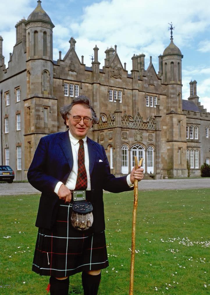 The Earl outside Glenarm Castle