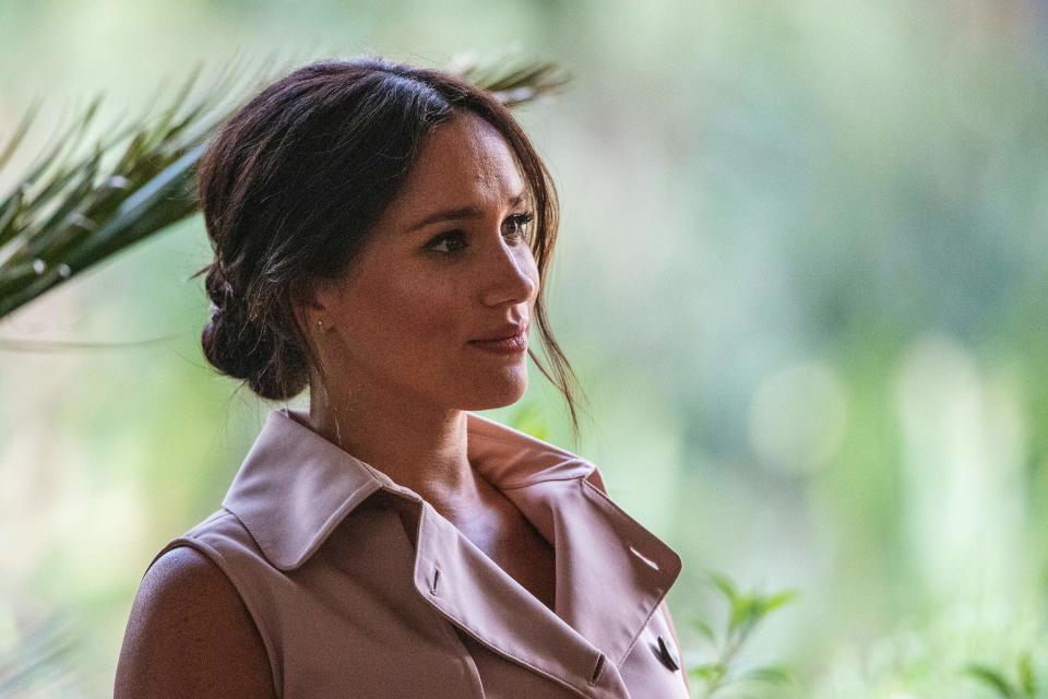 Duchess Meghan of Sussex in Johannesburg, South Africa on Oct. 2, 2019.