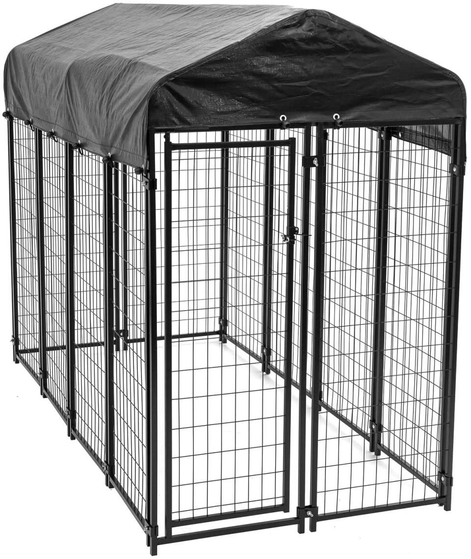 lucky dog uptown welded wire outdoor kennel