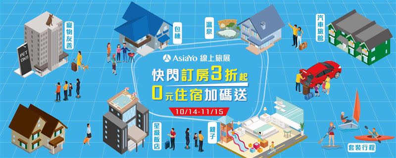 AsiaYo舉辦2020線上旅展。（圖／AsiaYo提供）