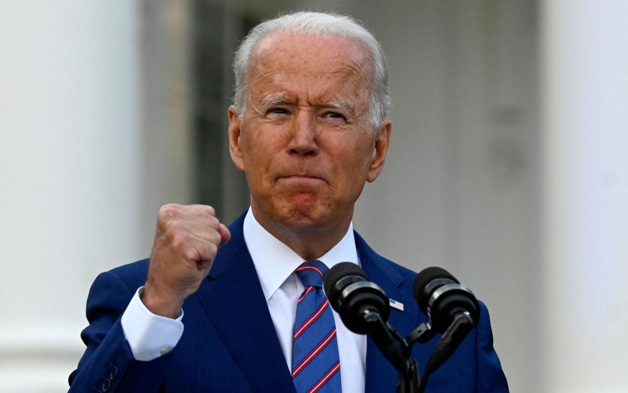 Joe Biden is under pressure to open a travel corridor with Britain - GETTY IMAGES