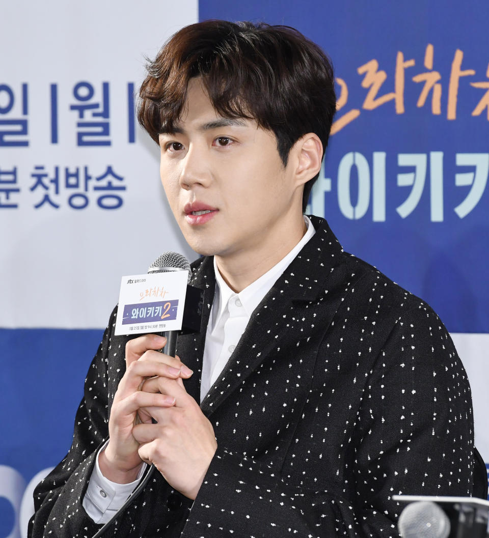 SEOUL, SOUTH KOREA - March 25: Actor Kim Seon-Ho during JTBC Drama 'Welcome to Waikiki2' Press Conference at Conrad Hotel on March 25, 2019 in Seoul, South Korea. (Photo by The Chosunilbo JNS/Imazins via Getty Images)