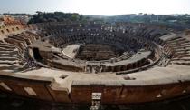 A general view from the top terrace of the Colosseum in Rome, Italy, October 17, 2017. Picture taken October 17, 2017. REUTERS/Max Rossi