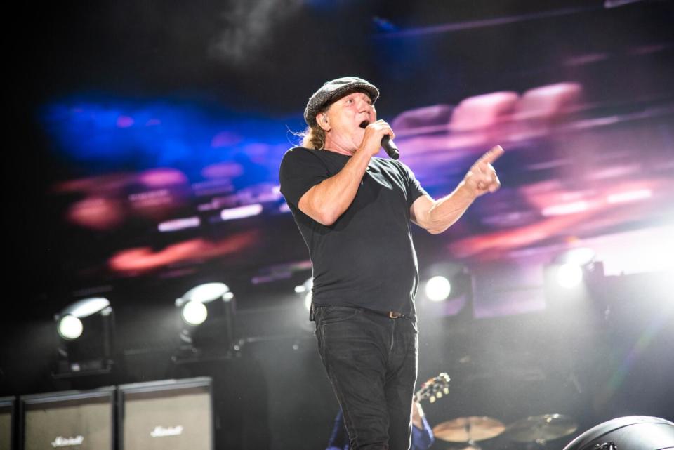 Brian Johnson of AC/DC.