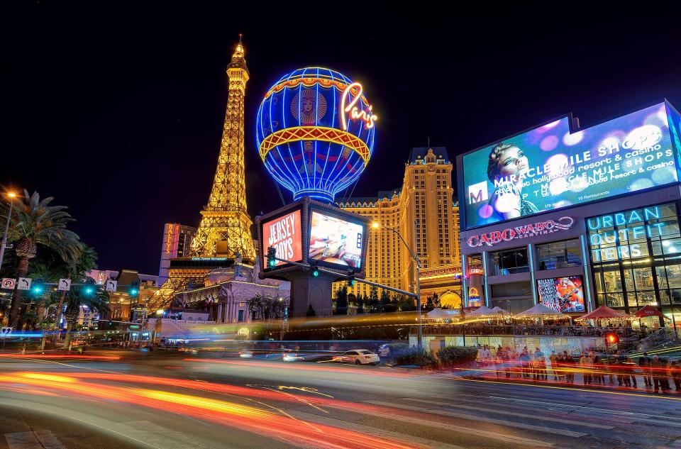 Las Vegas, USA - March 26 2015: Las Vegas night